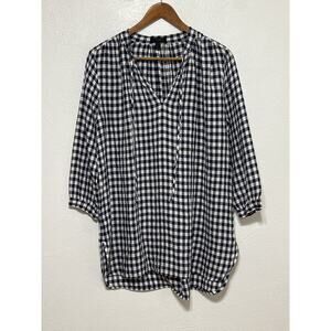 J.Crew Gingham Linen Mini Dress Tunic Top S Coquette Summer Picnic Coastal Prep